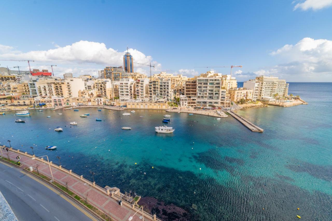 Amazing Views Of Spinola Bay In Heart Of Stjulians-Hosted By Sweetstay San Ġiljan Exterior foto