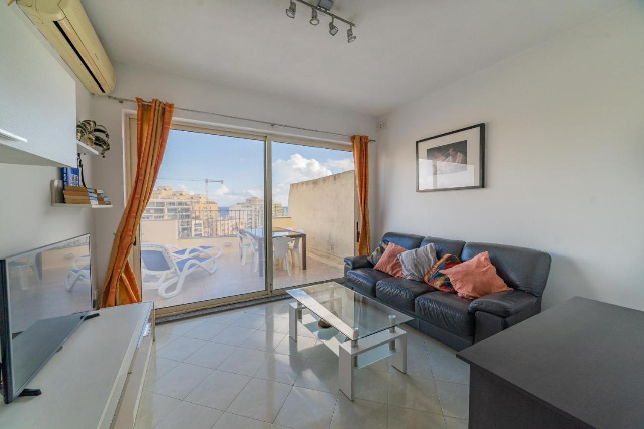 Amazing Views Of Spinola Bay In Heart Of Stjulians-Hosted By Sweetstay San Ġiljan Exterior foto